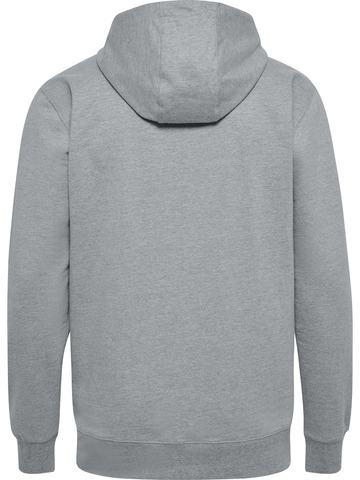 HUMMEL 2.0 Zip Hoodie, Herre - Økologisk Bomuld-Grå melange