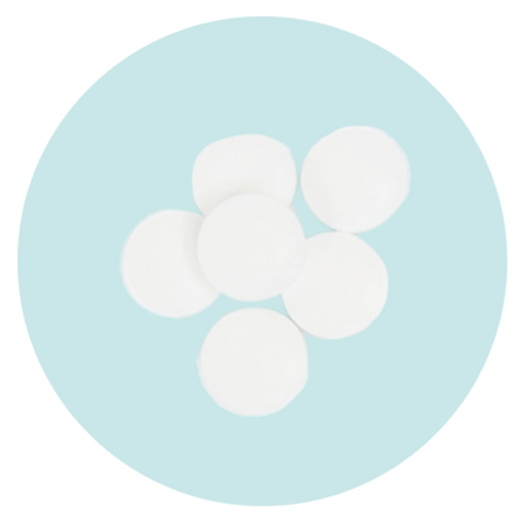 Pastilæske tryk i CMYK-Mint