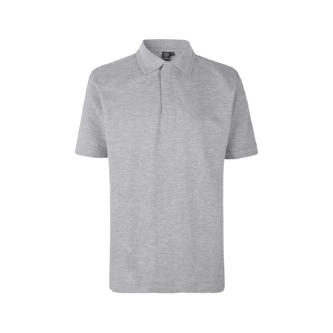 PRO Wear poloshirt | trykknap-Grå melange