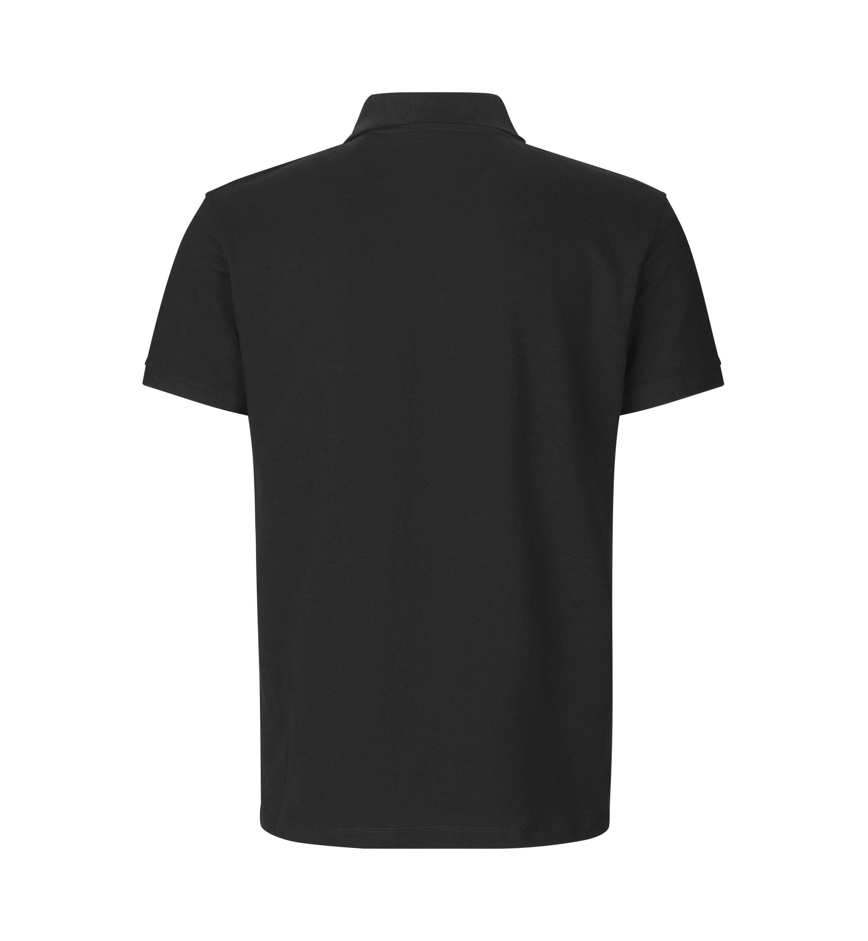 ID Økologisk poloshirt, herre-Sort