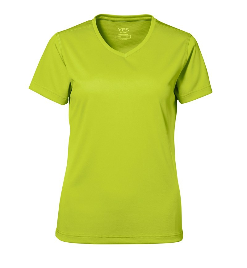 ID Yes Active T-shirt Dame-Lime