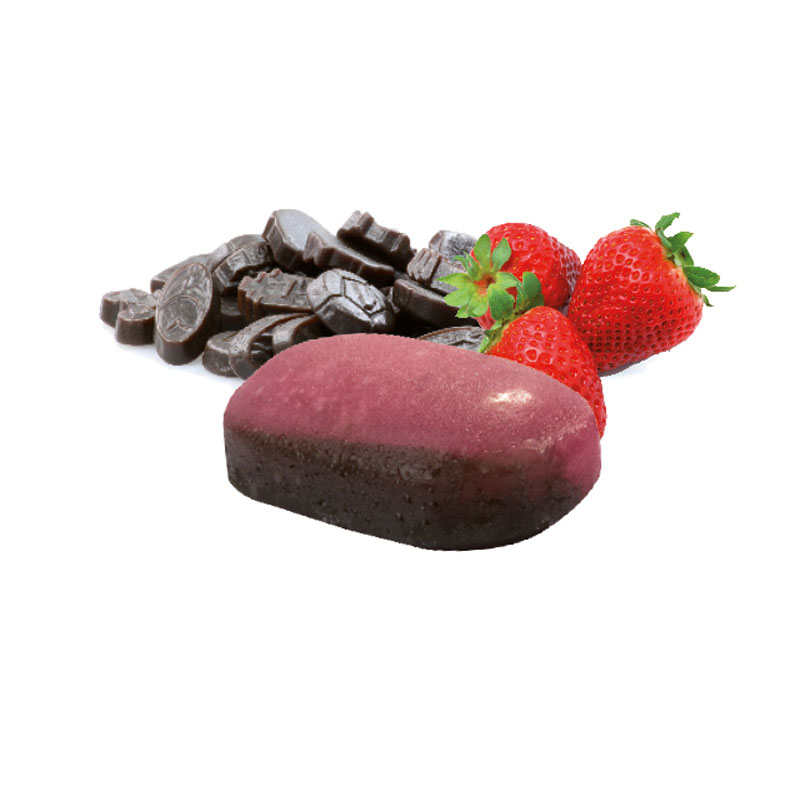 Bolcher i Maxipose-Jordbær-lakrids