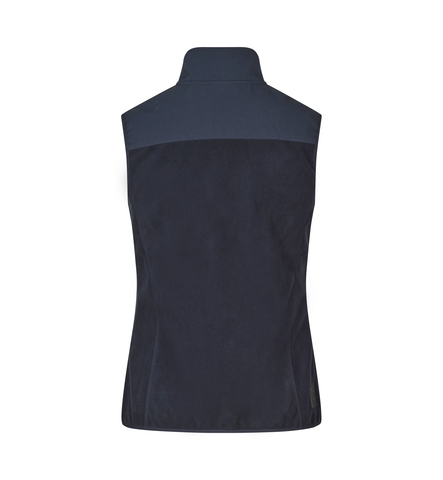 ID Bonded fleecevest, Dame-Navy