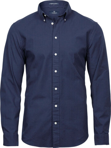 TEE JAYS Perfect Oxford Skjorte, herre-Navy
