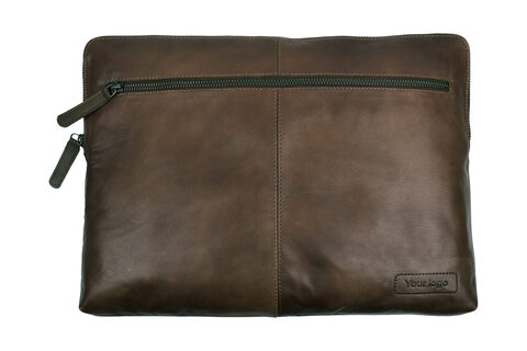 Læder PC Sleeve 15-16 tommer