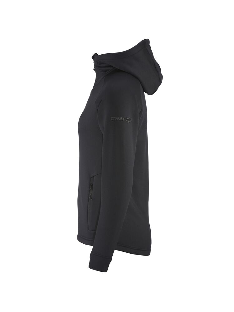 CRAFT ADV Explore Power fleece Hood, Dame - rPet-Sort