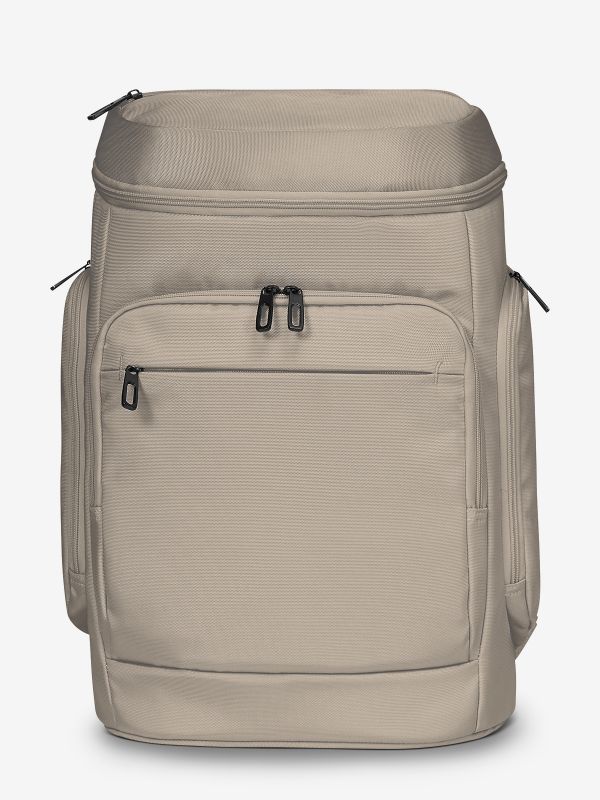 HALFAR Notebook backpack SOLID - rPet-Beige