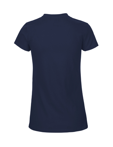 NEUTRAL Tiger T-shirt Labelfree, dame  - Økologisk bomuld-Navy