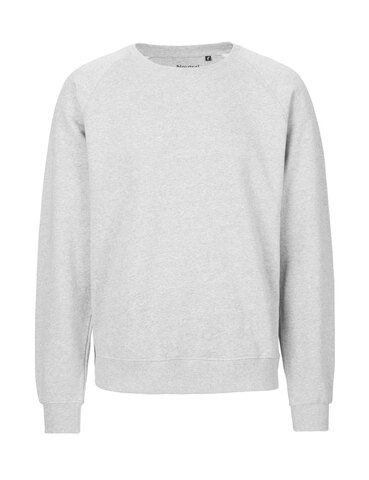 NEUTRAL Unisex Sweatshirt, 100% Økologisk Fairtrade Bomuld-Lysegrå