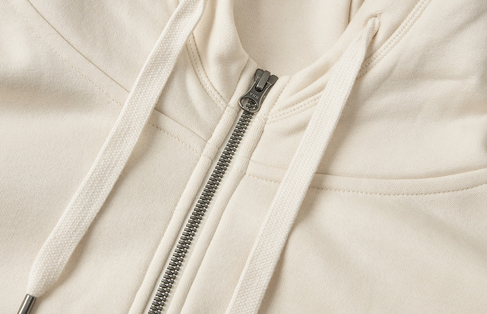 ID Core Full Zip Hoodie-Off White