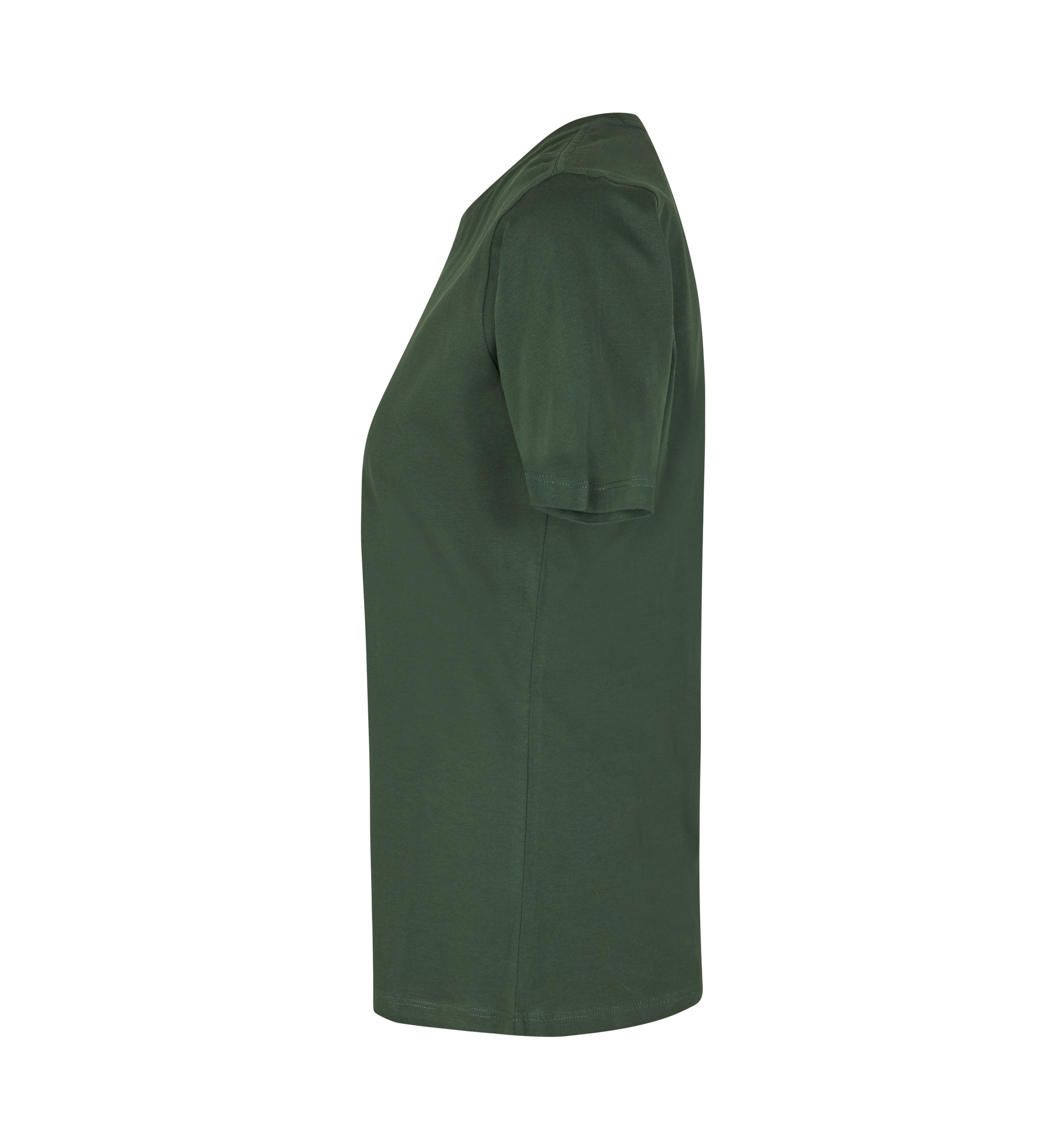 ID Økologisk O-hals T-shirt, dame-Oliven