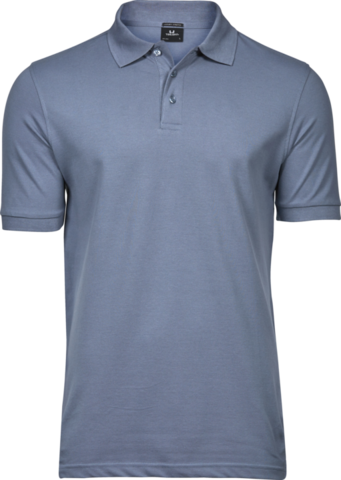 TEE JAYS Luxury Stretch Polo, Økologisk, herre-Lyseblå