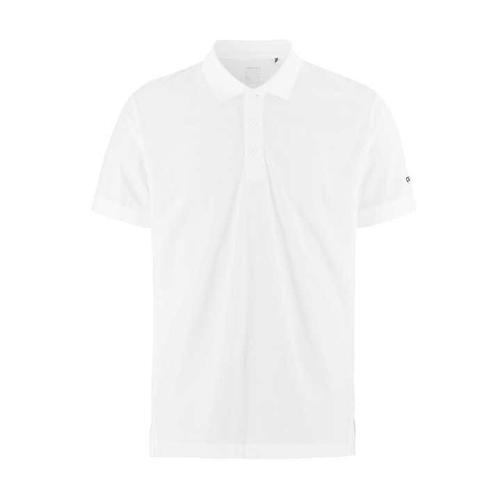 CRAFT Core Unify Polo Shirt Herre - rPet-Hvid