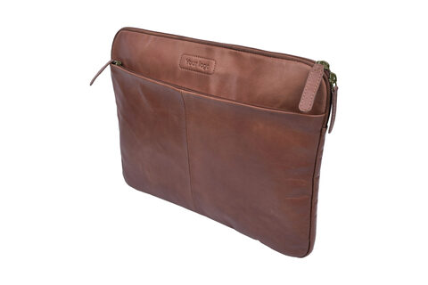 PC Læder Sleeve - 13-14 Tommer