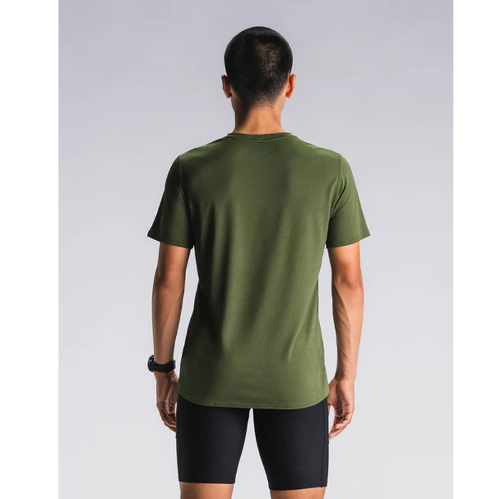 FUSION Mens Run T-shirt-Grøn