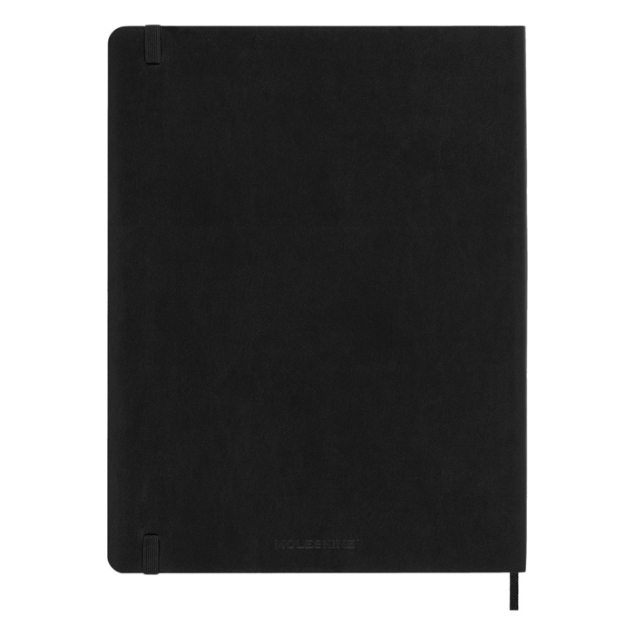 Moleskine XL soft cover 12 måneders notesbog-Sort