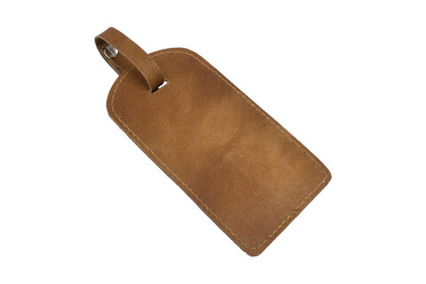Læder Bagage Tag