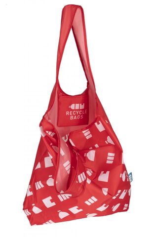 RB Foldbar Shopper - rPET-Rød