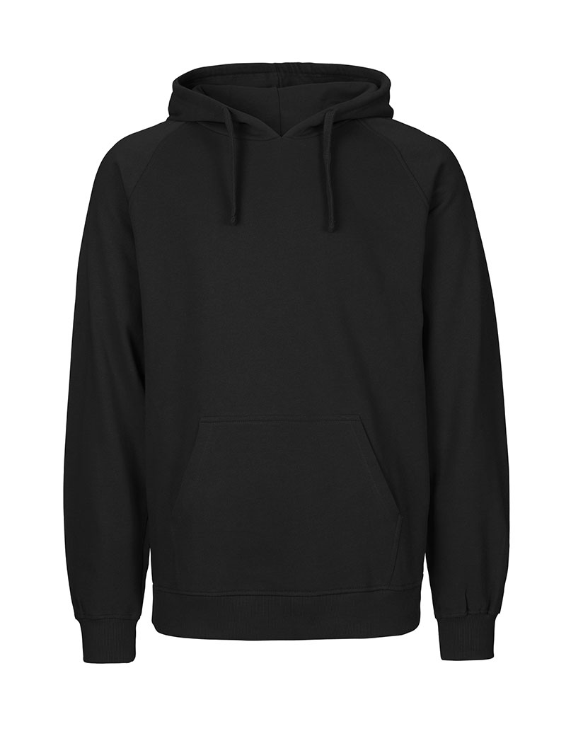 NEUTRAL Hoodie, 100% Økologisk Fairtrade Bomuld-Sort