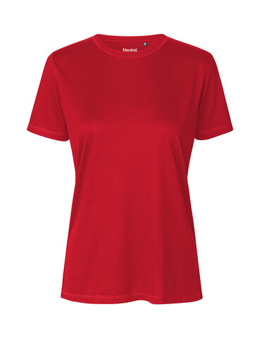 NEUTRAL Performance Dame T-shirt, 100% Genanvendt Polyester-Rød
