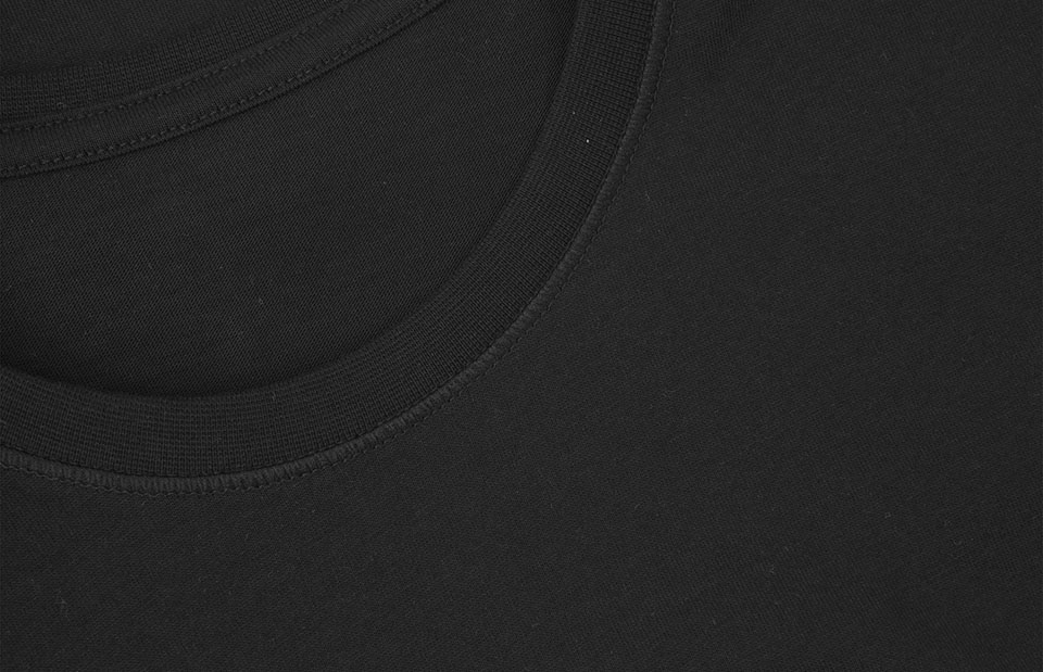 ID Økologisk O-hals T-shirt, dame-Sort