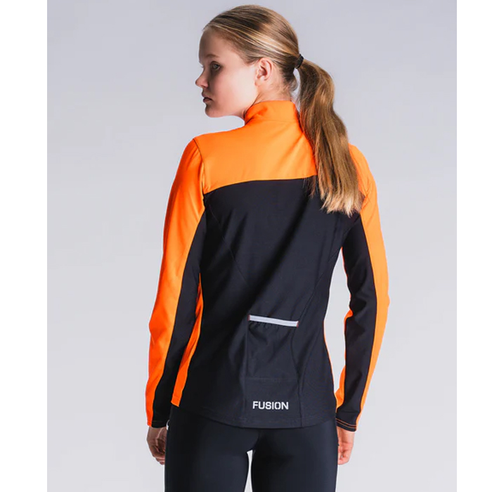 FUSION, Womens S2 Run Jacket-Orange