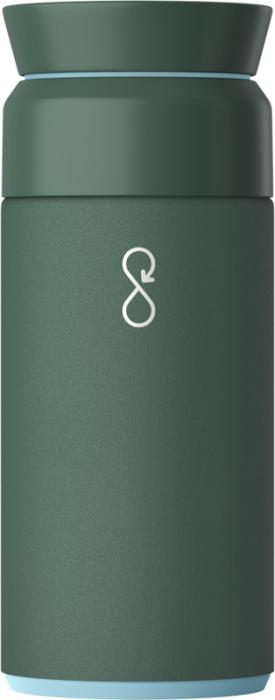 Ocean Bottle 350 ml termokrus - Genbrugs Rustfri Stål-Grøn