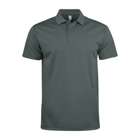 CLIQUE Basic Active Polo - Spun Dyed-Grå