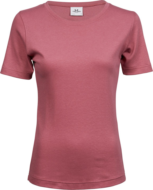 TEE JAYS Interlock t-shirt - Økologisk, dame-Rosa