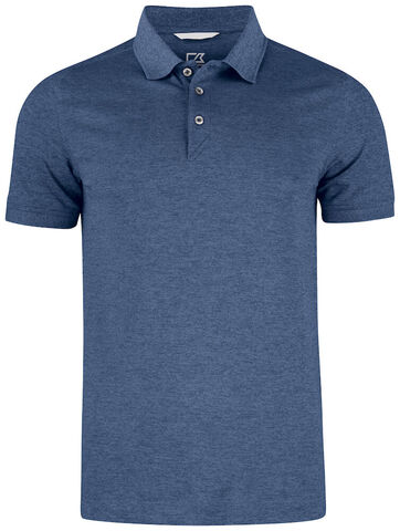 CUTTER & BUCK Advantage Polo, Herre-Blå melange
