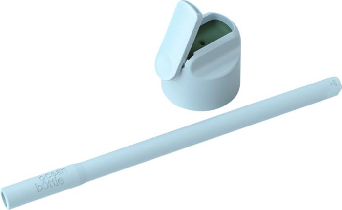 Ocean Bottle GO 500 ml isoleret vandflaske - Genbrugs Stål Termoflaske-Lyseblå