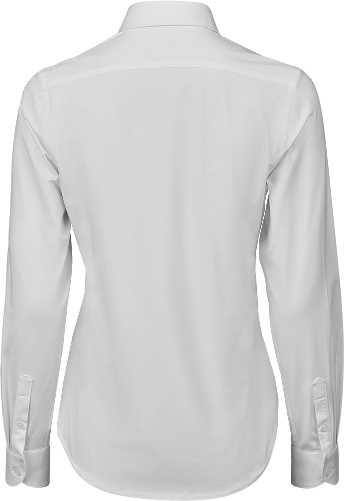 TEE JAYS Active Stretch Skjorte, Dame-Hvid