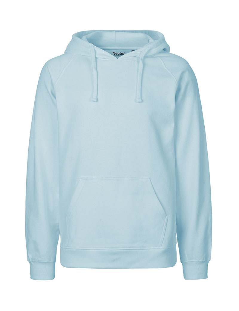 NEUTRAL Hoodie, 100% Økologisk Fairtrade Bomuld-Lyseblå
