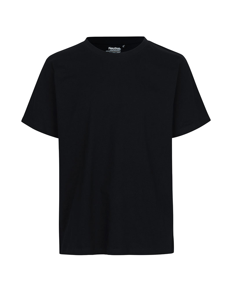 NEUTRAL Regular Unisex T-shirt, 100% Økologisk Fairtrade Bomuld-Sort