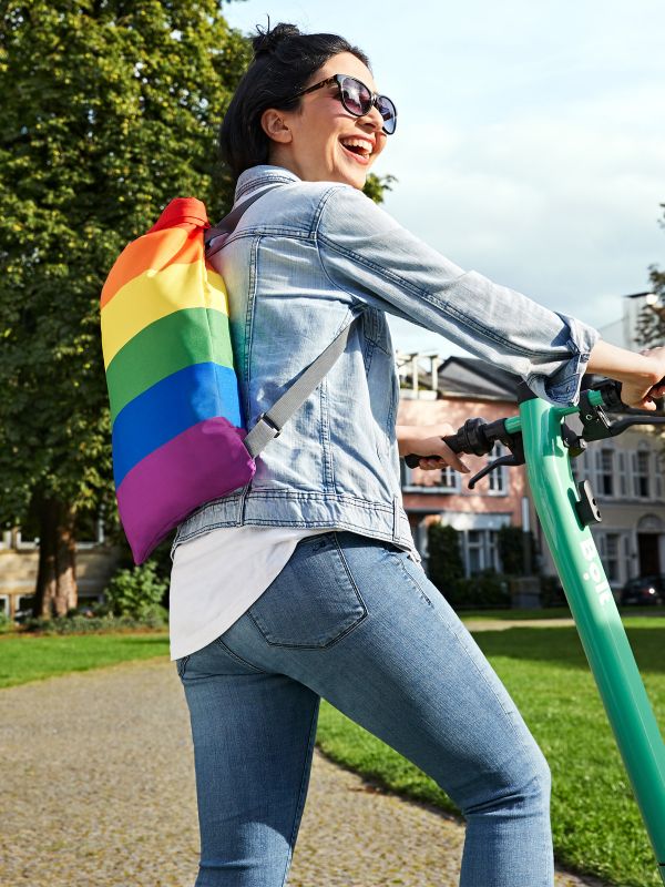 HALFRA Backpack DIAMOND - rPet-Stribet