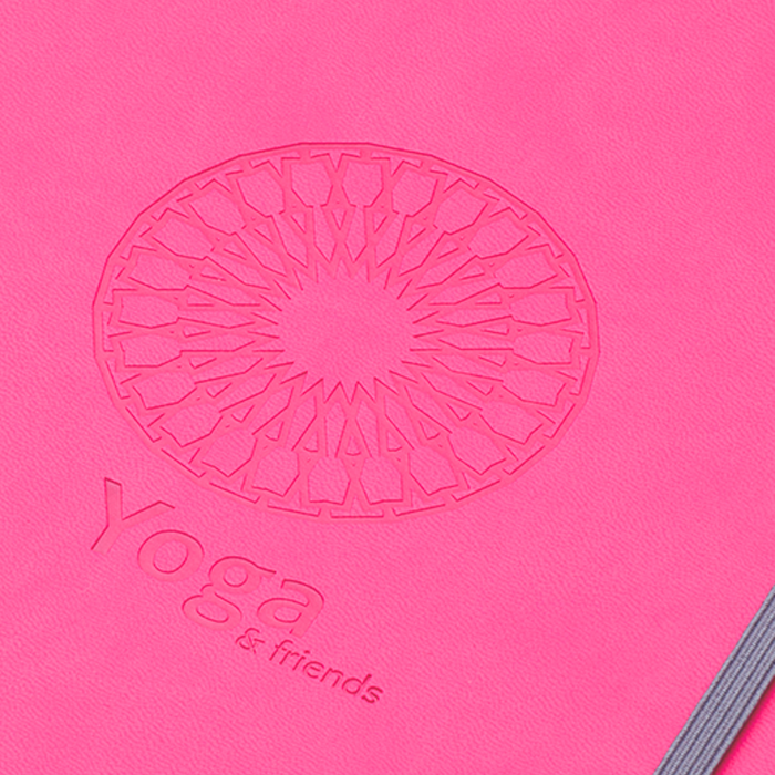 Torino Notesbog A5 - eget design-Lyserød