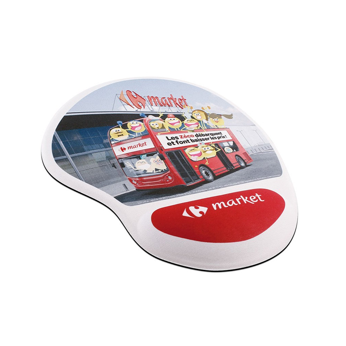 Musemåtte med håndledsstøtte (ErgoPad Parcial)