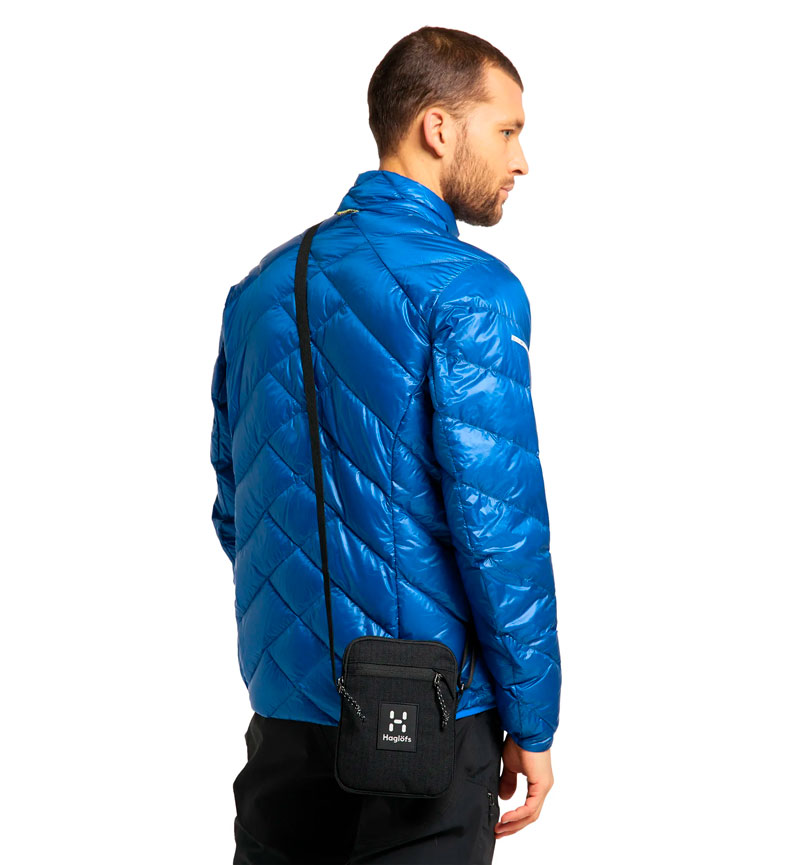 HAGLÖFS Räls Skuldertaske - Bluesign-Sort