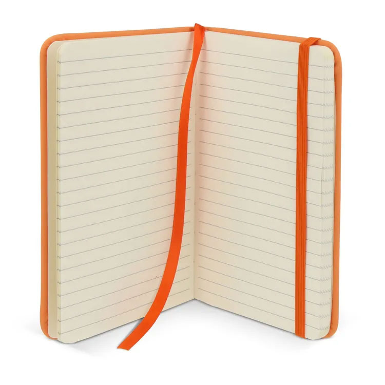 A6 Notesbog  - rPet/PU GRS-Orange
