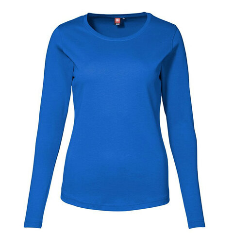 ID Interlock T-shirt Dame - Langærmet-Azur