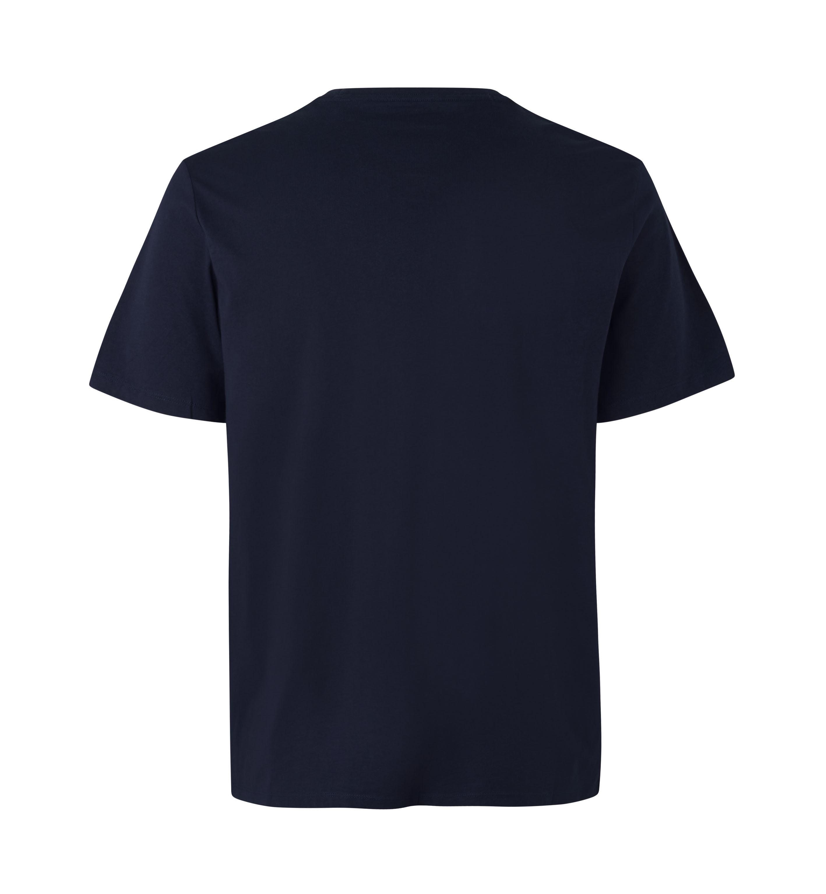 ID Økologisk O-hals T-shirt, herre-Navy