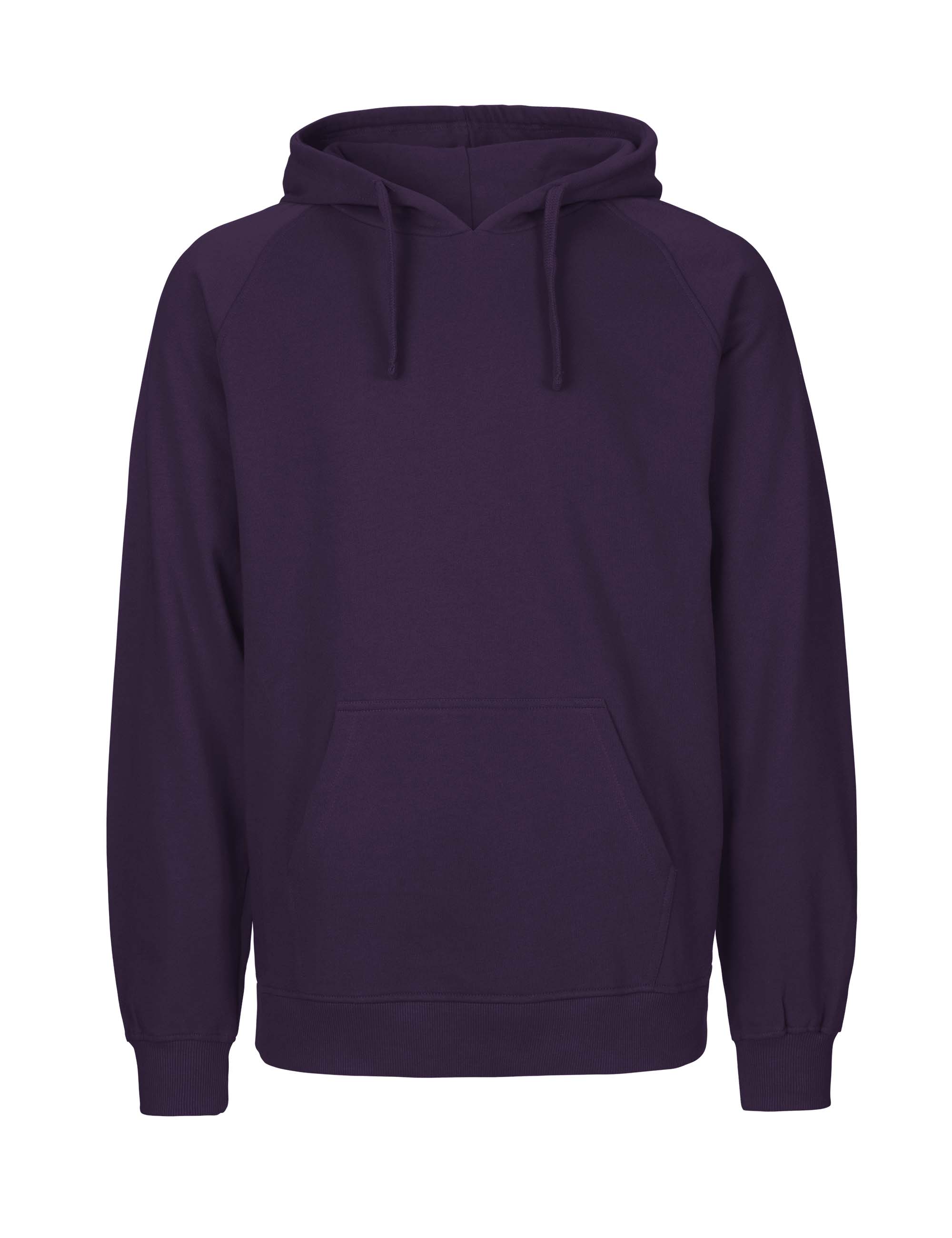NEUTRAL Hoodie, 100% Økologisk Fairtrade Bomuld-Mørkelilla