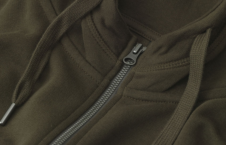 ID Core Full Zip Hoodie-Oliven