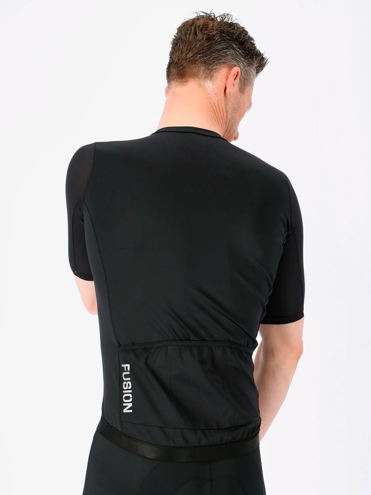 FUSION Cykel T-shirt, Herre-Sort