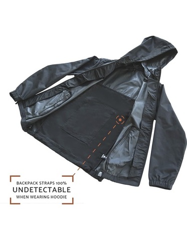 Dryflip Windbreaker - Pak i egen pose-Sort