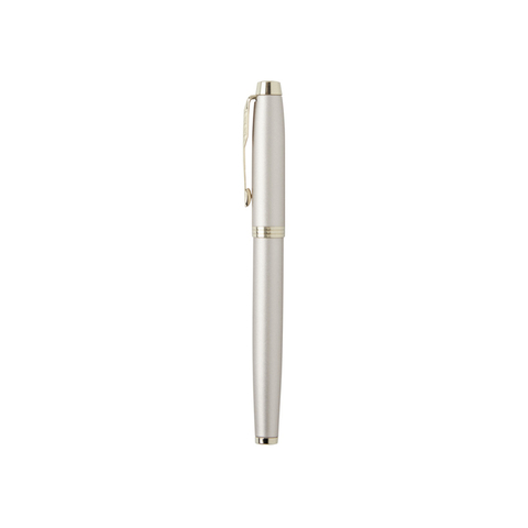 Parker IM rollerballpen (sort refill)-Hvid