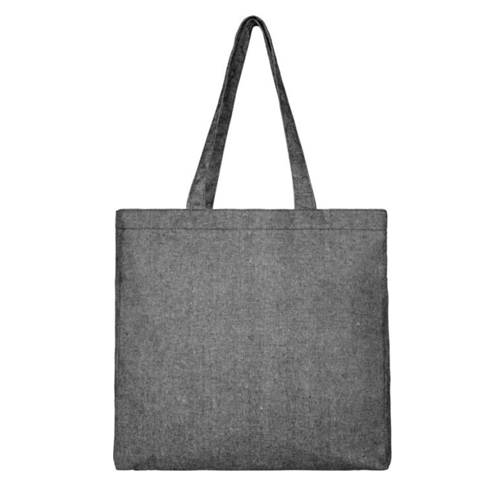 Pheebs mulepose med kile af 210 g/m2 genvundet materiale 13L-Grå