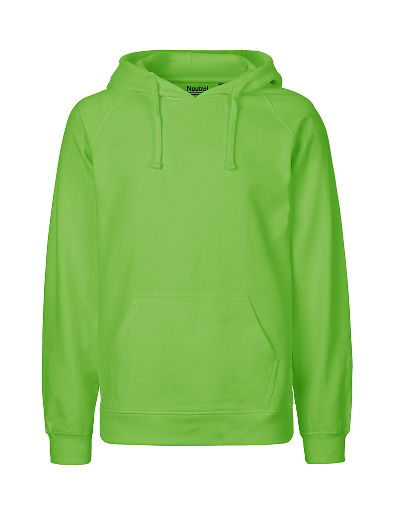 NEUTRAL Hoodie, 100% Økologisk Fairtrade Bomuld-Lime