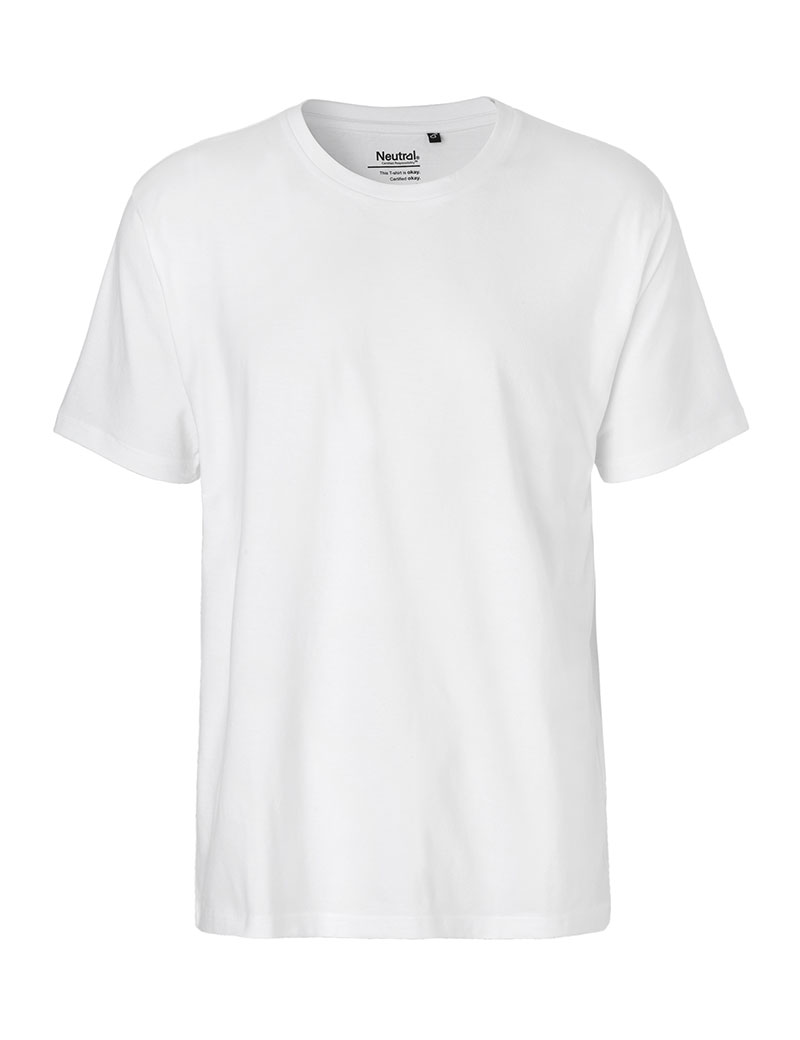 NEUTRAL Classic T-shirt, 100% Økologisk Fairtrade Bomuld-Hvid