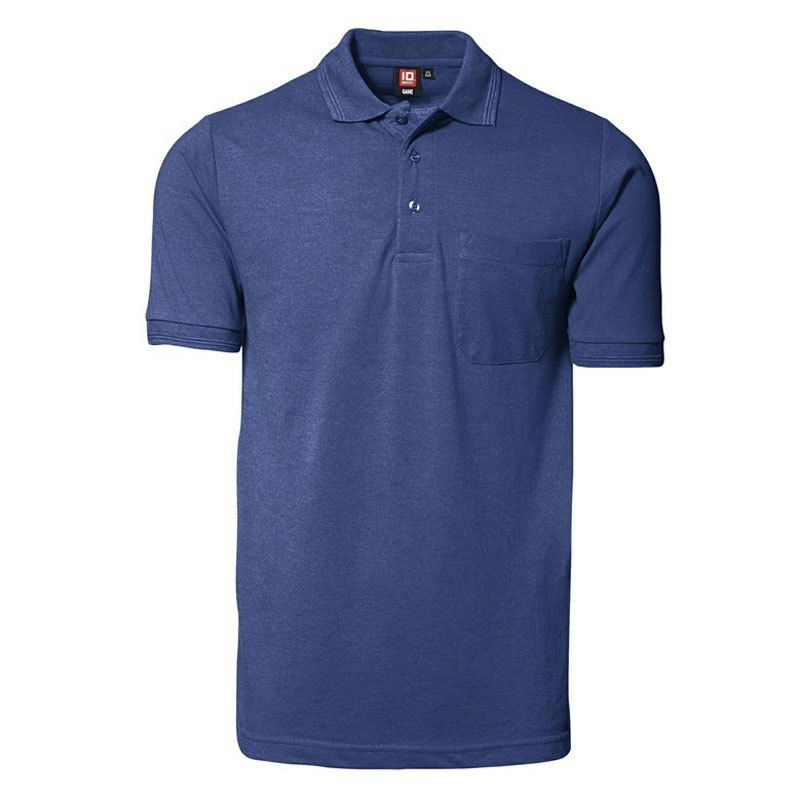 ID Klassisk Poloshirt - Lomme-Kongeblå